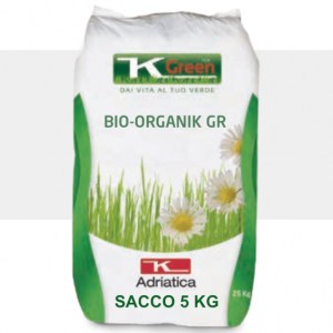Concime da prato granulare K-GREEN BIO-ORGANIK 10-0-5 (5% SO3) sacco 5 KG
