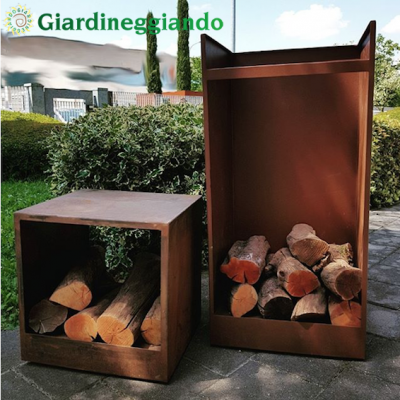 portalegna corten diverse altezze